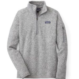 Patagonia better sweater in birch white size M